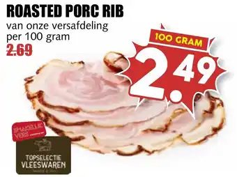 MCD Supermarkt Roasted porc rib 100g aanbieding