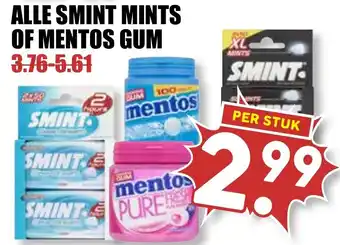 MCD Supermarkt Alle smint mints of ments gum aanbieding