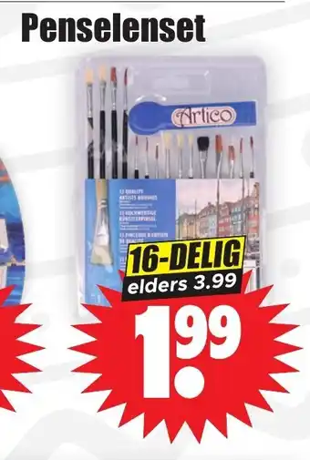 Dirk Penselenset aanbieding