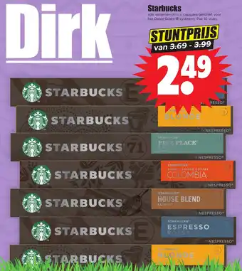 Dirk Starbucks aanbieding