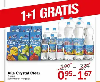 Coop Alle Crystal Clear aanbieding