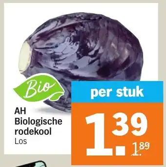 Albert Heijn AH biologische rodekool aanbieding