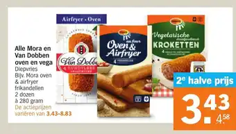 Albert Heijn Alle mora en van dobben oven en vega aanbieding