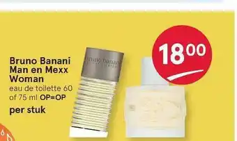 Etos Bruno Banani Man En Mexx Woman Eau De Toilette 60 Of 70 Ml aanbieding