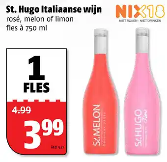 Poiesz St. Hugo Italiaanse wijn 750 aanbieding