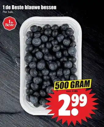 Dirk 1 De Beste Blauwe Bessen 500g aanbieding