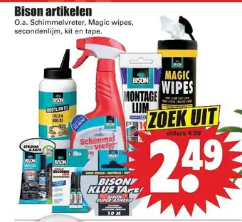 Dirk Bison Artikelen : Schimmelvreter, Magic Wipes, Secondenlijm, Kit En Tape aanbieding