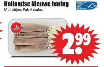 Dirk Hollandse Nieuwe Haring Met Uitjes aanbieding