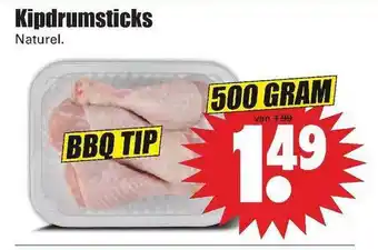 Dirk Kipdrumsticks Naturel 500g aanbieding