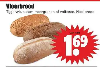 Dirk Vloerbrood Tijgerwit, Sesam Meergranen Of Volkoren aanbieding