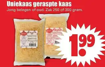 Dirk Uniekaas Geraspte Kaas Jong Belegen Of Oud aanbieding