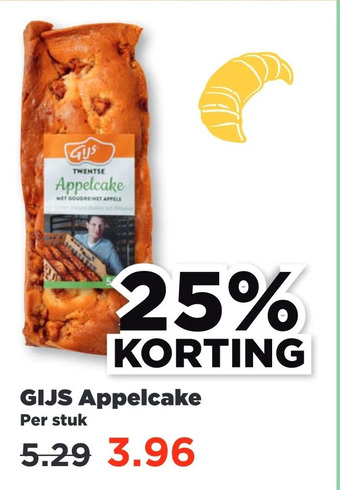 PLUS Gijs appelcake aanbieding