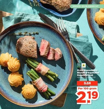 PLUS Plus boerentrots blonde d'aquitaine kogelbiefstuk aanbieding