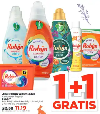 PLUS Alle robijn wasmiddel aanbieding