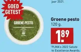 ALDI Groene pesto aanbieding