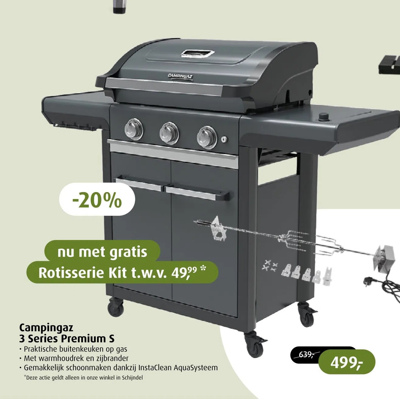 Campingaz 3 series premium s aanbieding bij De Wit Schijndel