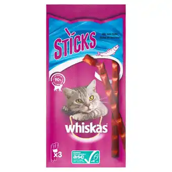 Plein.nl Whiskas snack sticks zalm 18 gr aanbieding