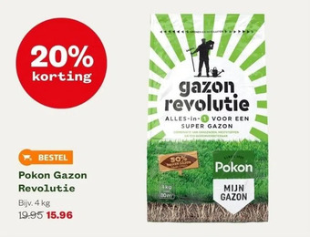 Welkoop Pokon gazon revolutie aanbieding