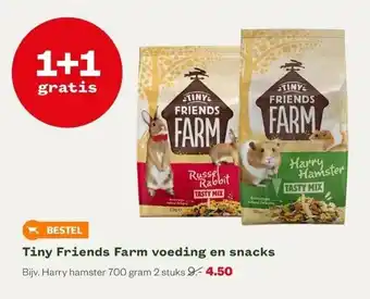 Welkoop Tiny friends farm voeding en snacks aanbieding