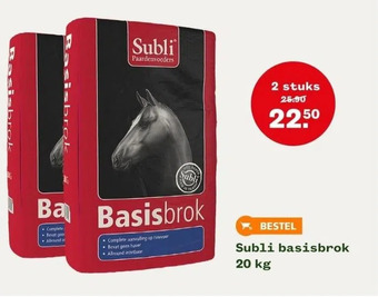 Welkoop Subli basisbrok 20 kg aanbieding
