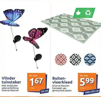 Action Vlinder tuinsteker aanbieding