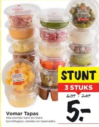 Vomar Voordeelmarkt Vomar tapas aanbieding