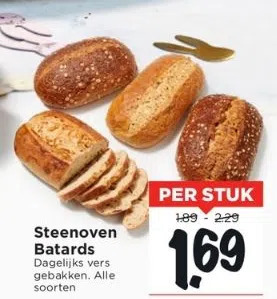 Vomar Voordeelmarkt Steenoven batards aanbieding