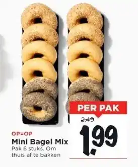 Vomar Voordeelmarkt Mini bagel mix aanbieding