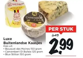 Vomar Voordeelmarkt Luxe buitenlandse kaasjes aanbieding