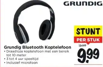 Vomar Voordeelmarkt Grundig bluetooth koptelefoon aanbieding