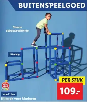 Lidl Klimrek voor kinderen aanbieding