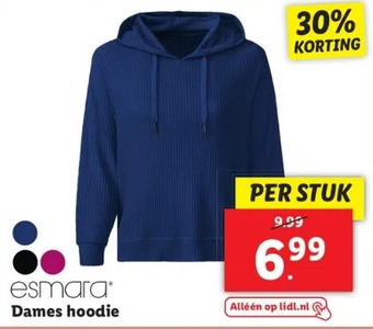 Lidl Dames hoodie aanbieding
