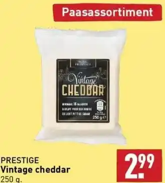 ALDI Vintage cheddar 250 g. aanbieding