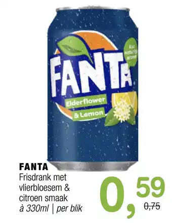 Amazing Oriëntal Fanta frisdrank met vlierbloesem & citroen smaak aanbieding