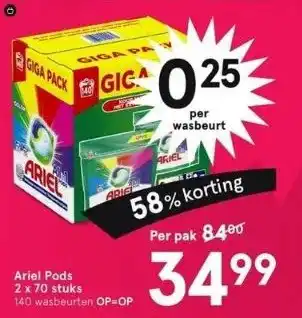 Etos Ariel pods aanbieding