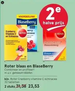 Etos Roter blaas en blaseberry combineer en profiteer! aanbieding