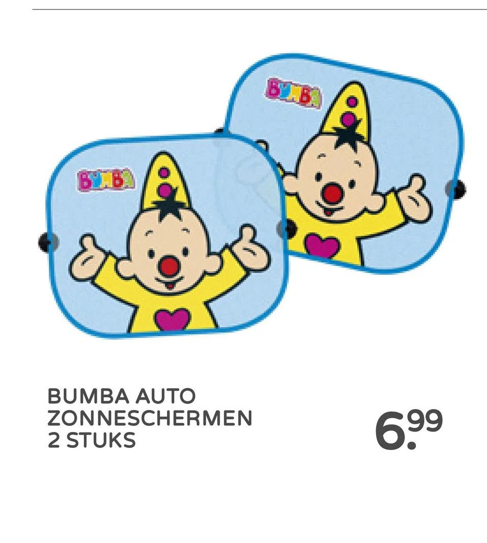 Bumba auto zonneschermen 2 stuks aanbieding bij Prenatal