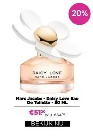 ICI Paris XL Marc jacobs - daisy love eau de toilette - 30 ml aanbieding