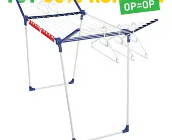 Hubo Leifheit droogrek pegasus 200 aanbieding