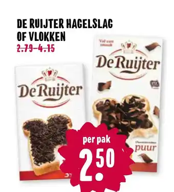 Boon`s Markt De ruijter hagelslag of vlokken aanbieding