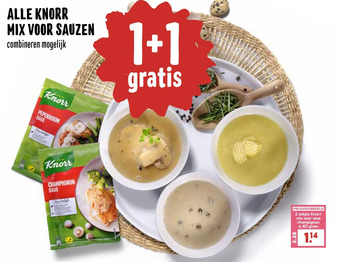 MCD Supermarkt Alle knorr mix voor sauzen aanbieding