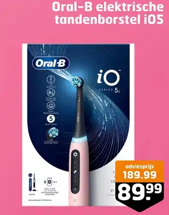 Trekpleister Oral-b elektrische tandenborstel i05 aanbieding