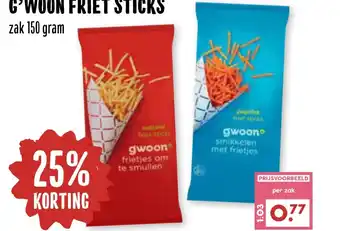 MCD Supermarkt G'woon friet sticks aanbieding