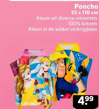 Trekpleister Poncho aanbieding