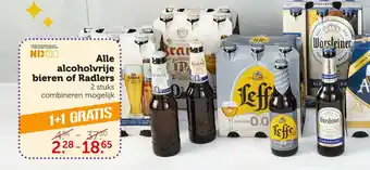 Coop Alle alcoholvrije bieren of radlers aanbieding