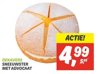 Dekamarkt Sneeuwster met advocaat aanbieding