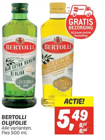 Dekamarkt Bertolli olijfolie aanbieding