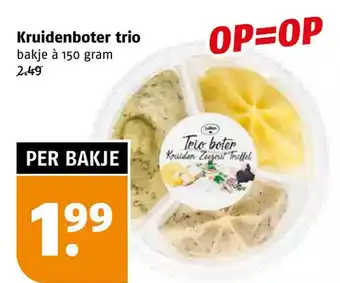 Poiesz Kruidenboter trio aanbieding