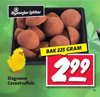 Nettorama Slagroom cacaotruffels aanbieding