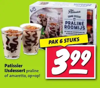 Nettorama Patissier ijsdessert aanbieding